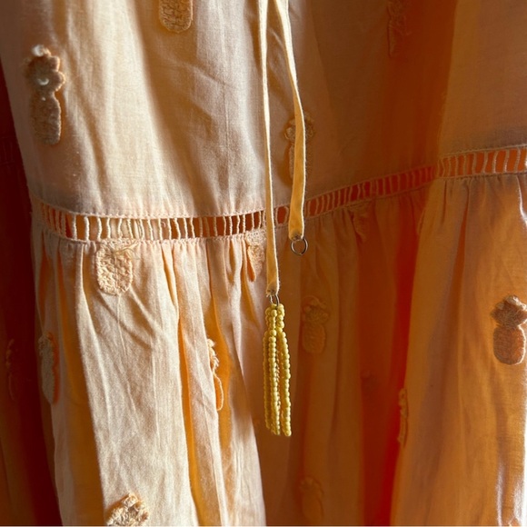 Farm Rio yellow pineapple dress new without tags - Picture 10 of 12